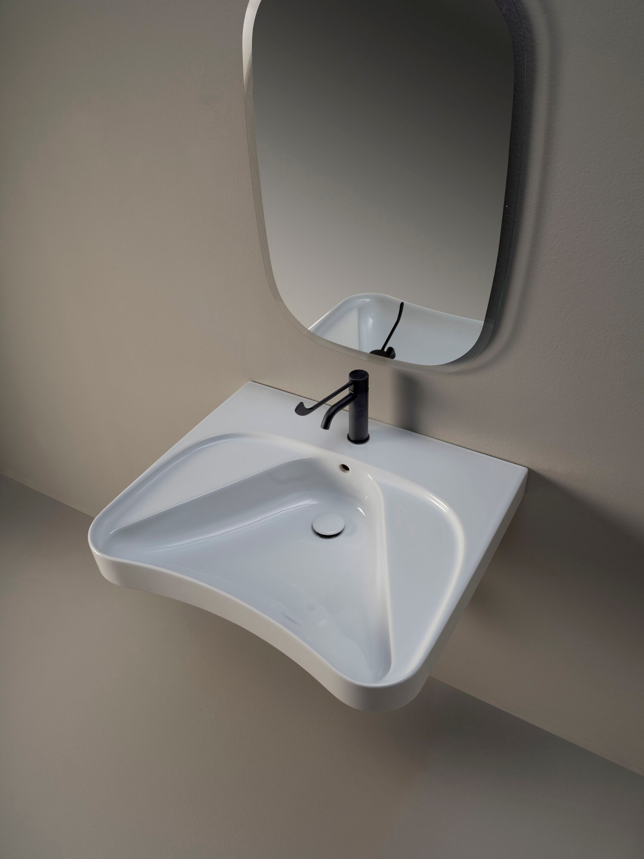 Одинарная раковина с переливом Ceramica Flaminia APP SOLUTION ARCH-00015129 - Вид №1