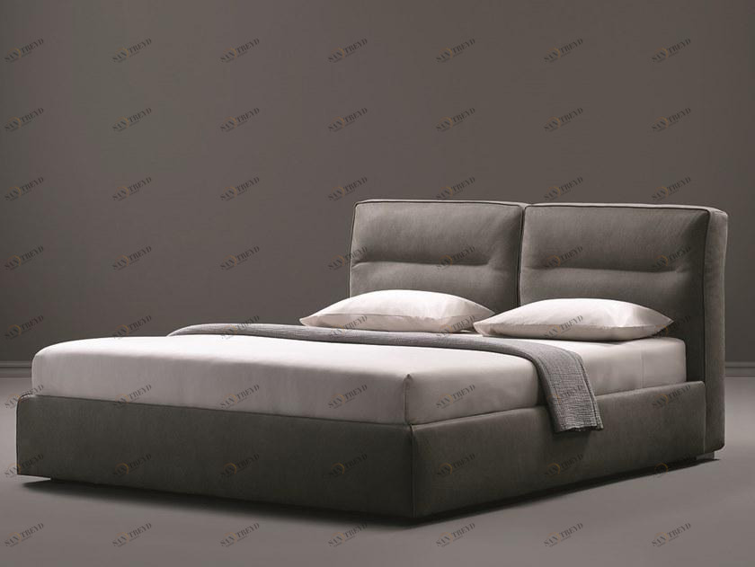 Bodema Двойная кожаная кровать-контейнер Dallas sun-id-1490130