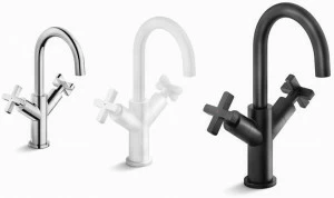 Nobili Rubinetterie Смеситель для раковины на одно отверстие с отдельными розетками Lira