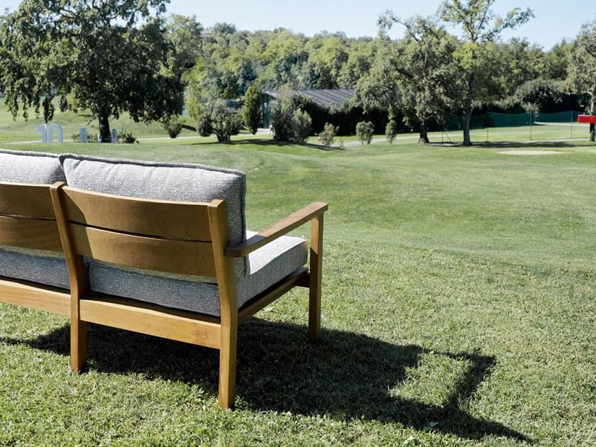 Садовый диван 2 мест в iroko Capri Santreyd sun-id-1502756 - Вид №2