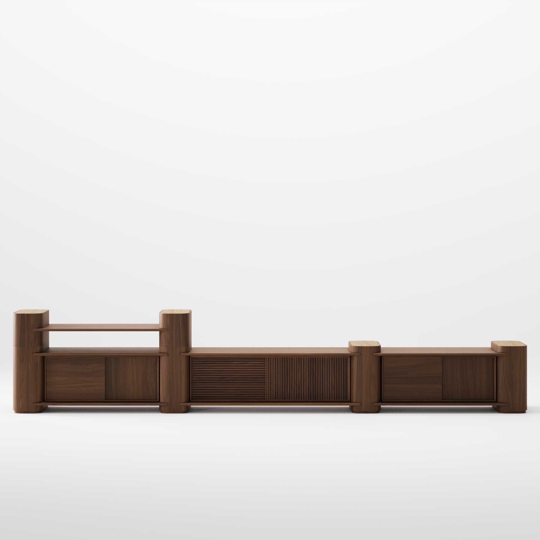 Секционная деревянная двухсторонняя решетка Wewood Path ARCH-00130012 - Вид №11