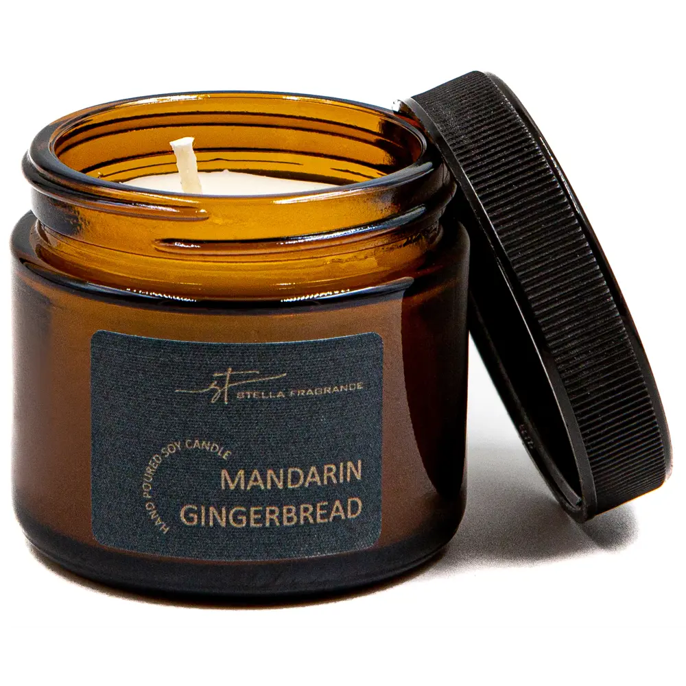 89090939 Ароматическая свеча Stella Fragrance Mandarin Gingerbread 50 г STLM-0828191 Santreyd 