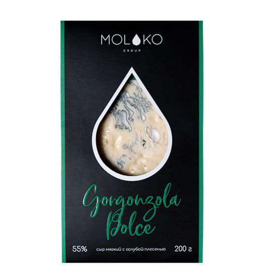 Сыр Горгонзола Дольче Moloko Group коровий мягкий БЗМЖ Santreyd 10069 - Вид №1