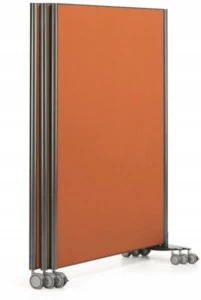 TALIN Отдельностоящая модульная офисная перегородка из фанеры на колесах Multikom