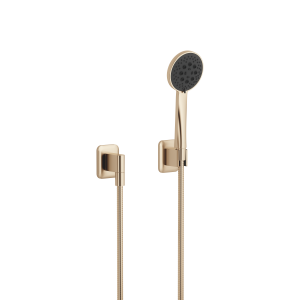 ЛИССЕ Набор для ручного душа с отдельными розетками FlowReduce - Матовое светлое золото