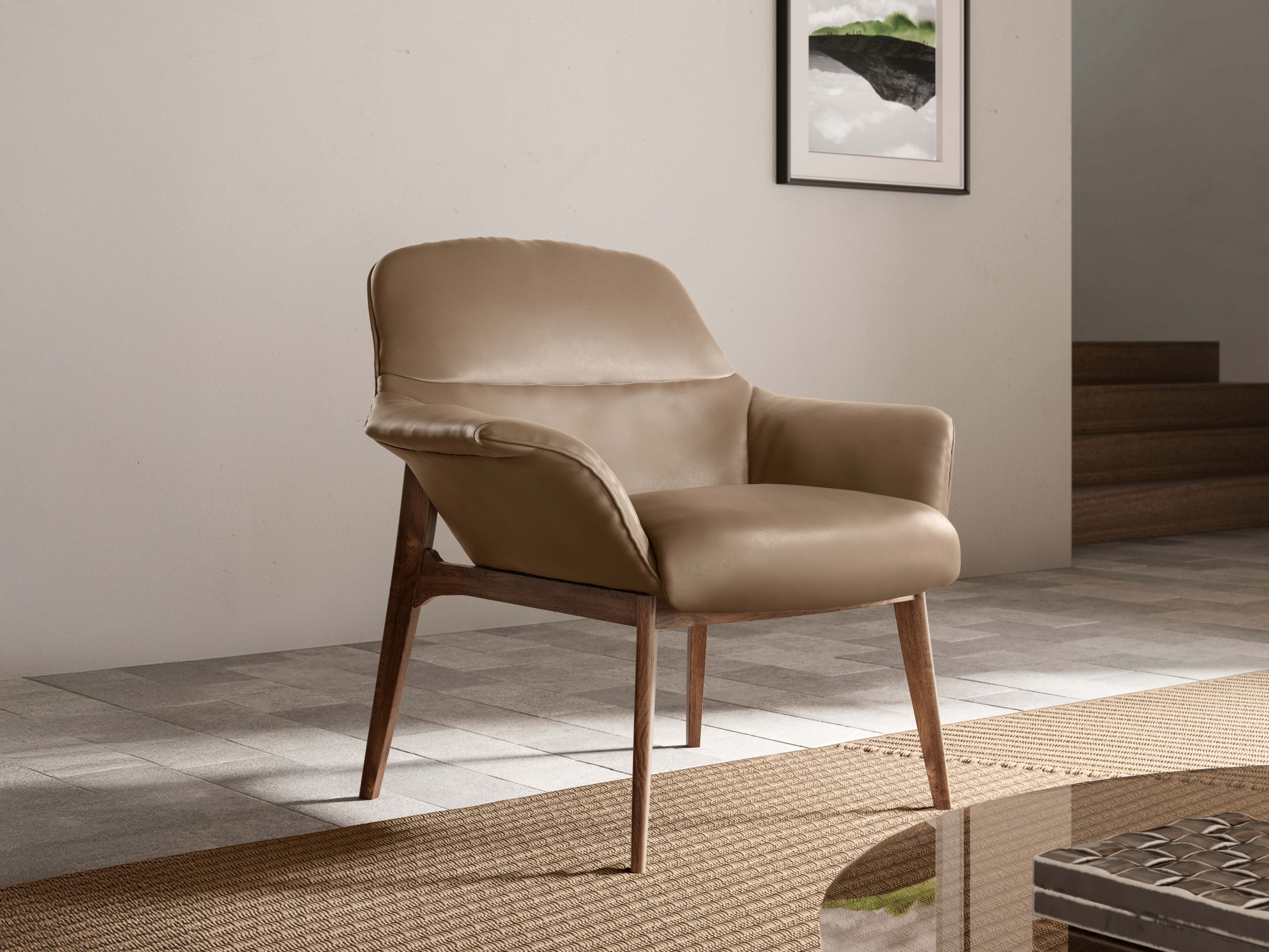 Кресло с подлокотниками Natuzzi Italia Aura ARCH-00022706 - Вид №3