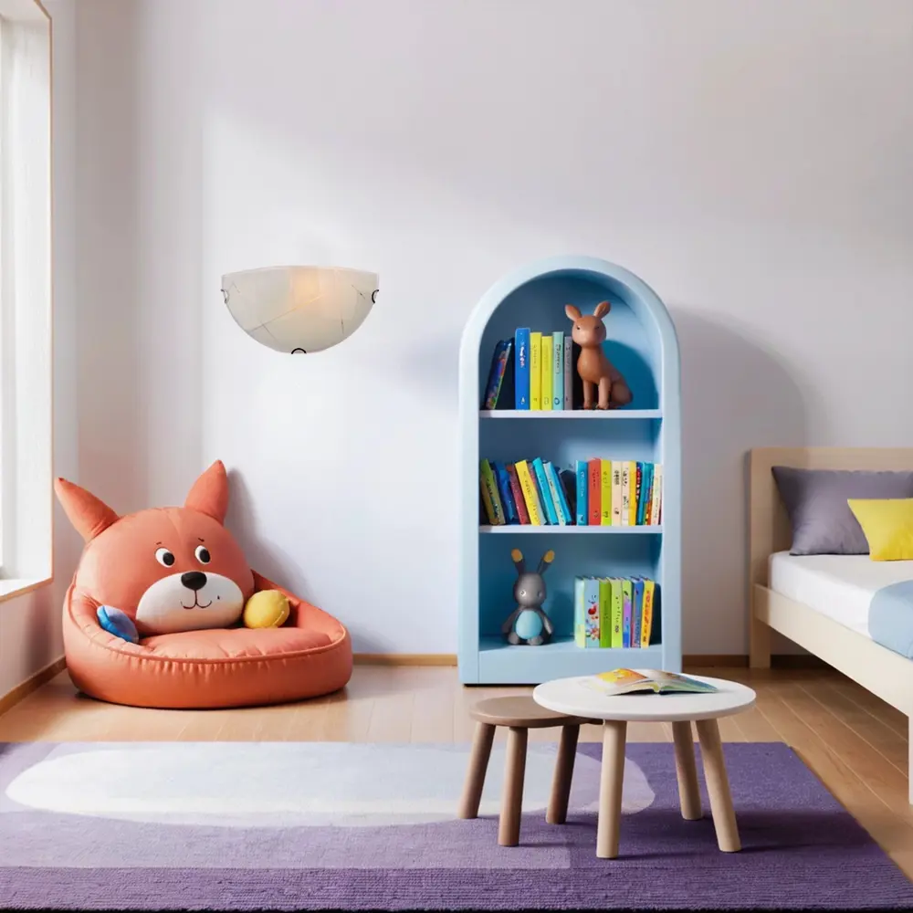 Бра РОССВЕТ Контур — современный настенный светильник с белым стеклянным плафоном 89426674 STLM-1577185 - Вид №8