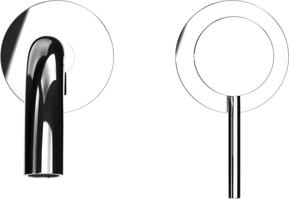 R377-B Настенный смеситель из нержавеющей стали