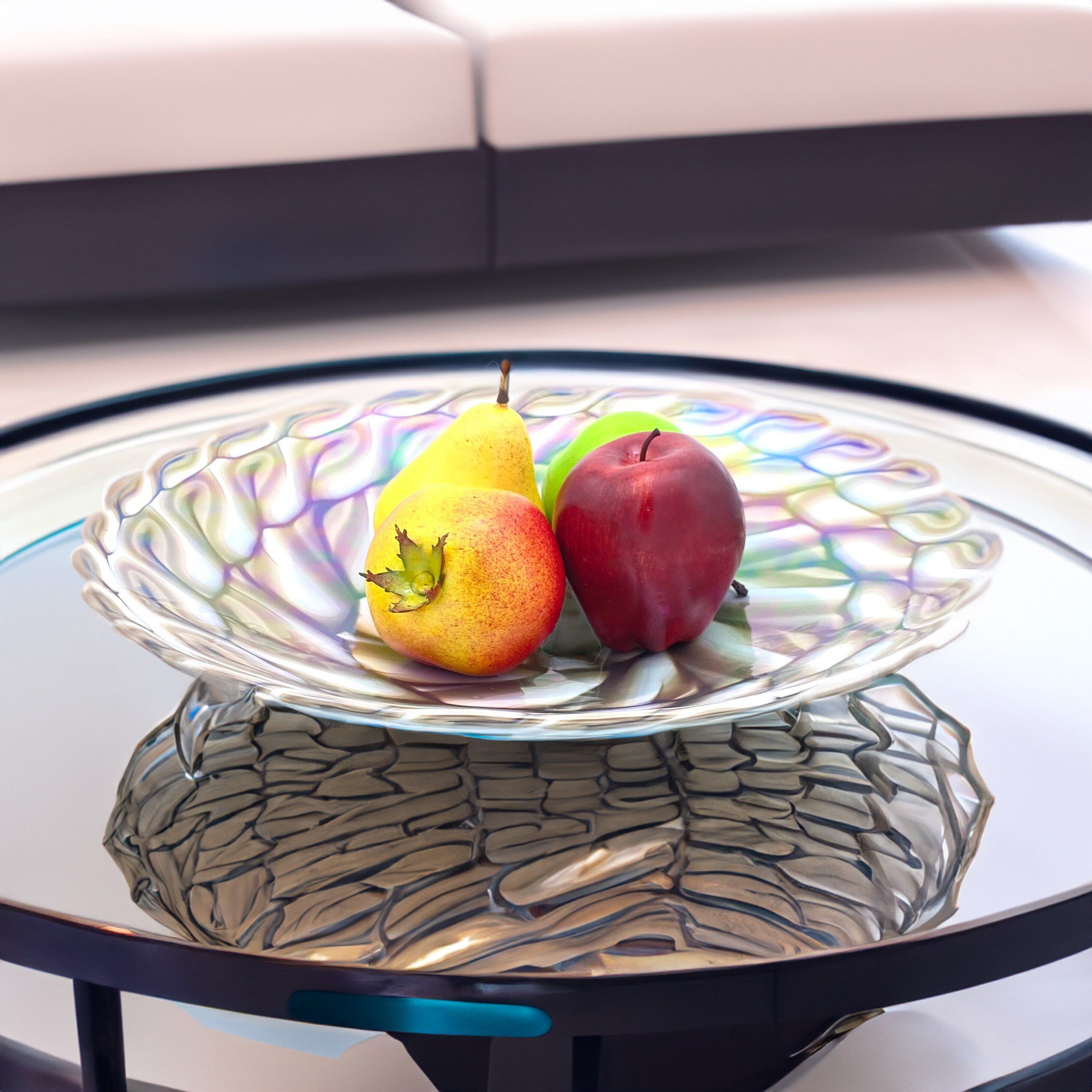 Тарелка для фруктов из муранского стекла ручной работы YourMurano Decorative Plates ARCH-00096636 - Вид №8