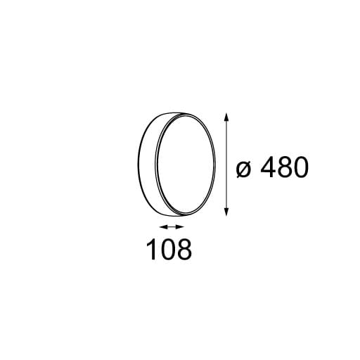 Бра Modular Lighting Instruments Flat Moon ARCH-00148721 - Вид №3