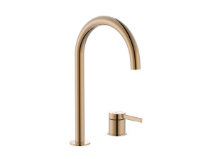 2 отверстия однорычажный высокий смеситель для раковины