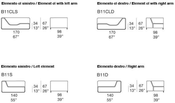 Paola Lenti Садовая кушетка из мягкой ткани Island sun-id-1420200 - Вид №5