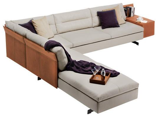 Poltrona Frau Модульный диван с журнальной полкой La collezione - divani e poltrone sun-id-1502655 - Вид №1