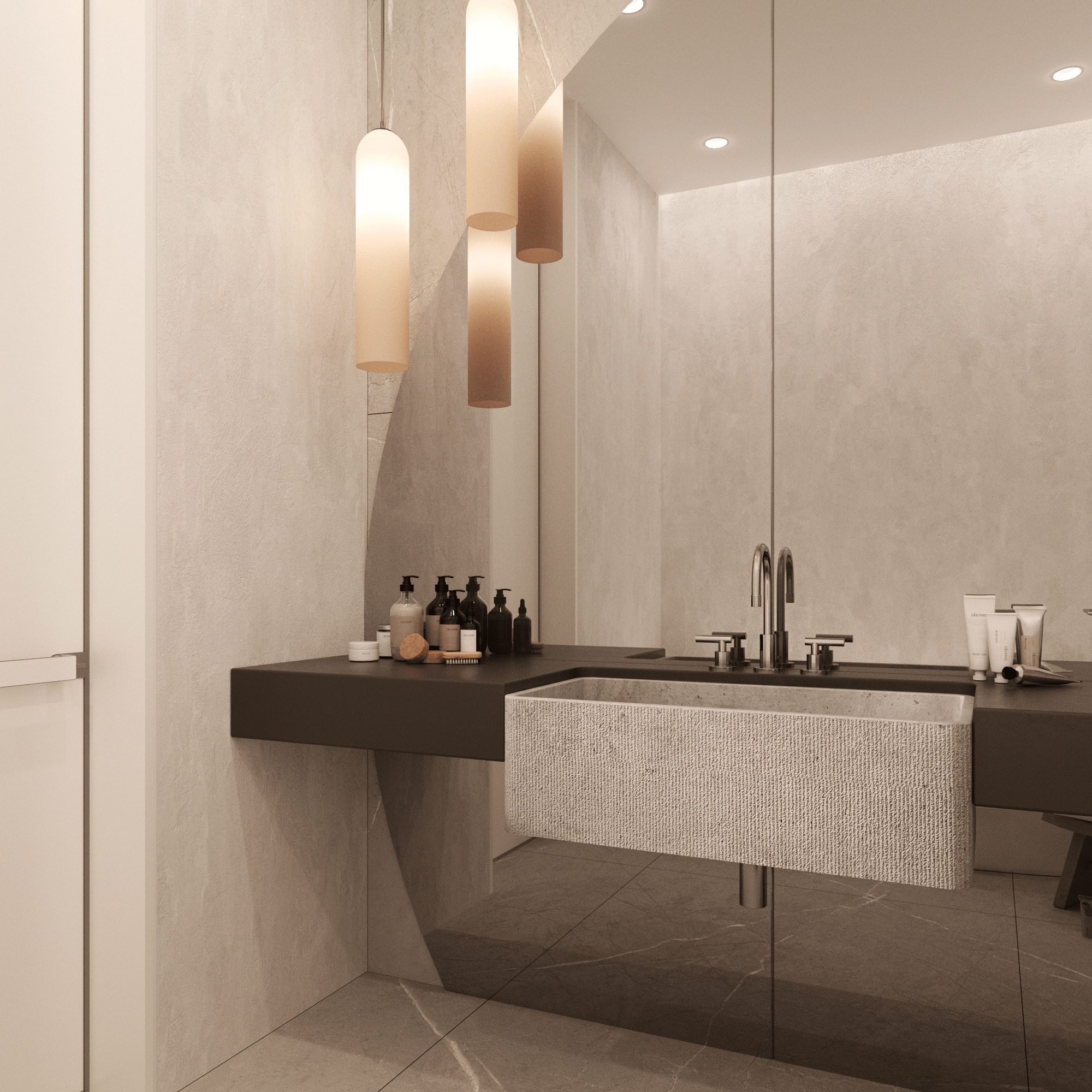 WB-616 Раковина из бетона BET-ON BetOn  - Вид №2