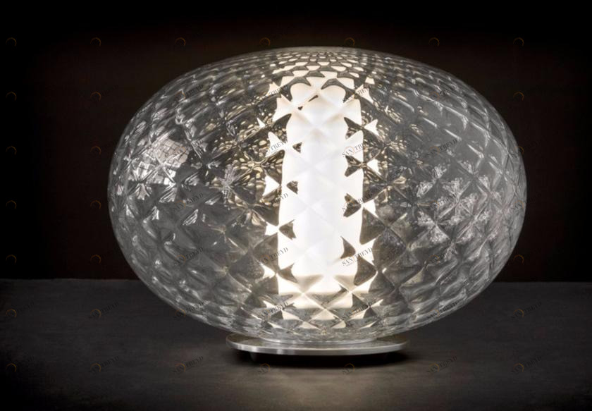 Oluce Светодиодная настольная лампа из алюминия и стекла Recuerdo sun-id-1439715