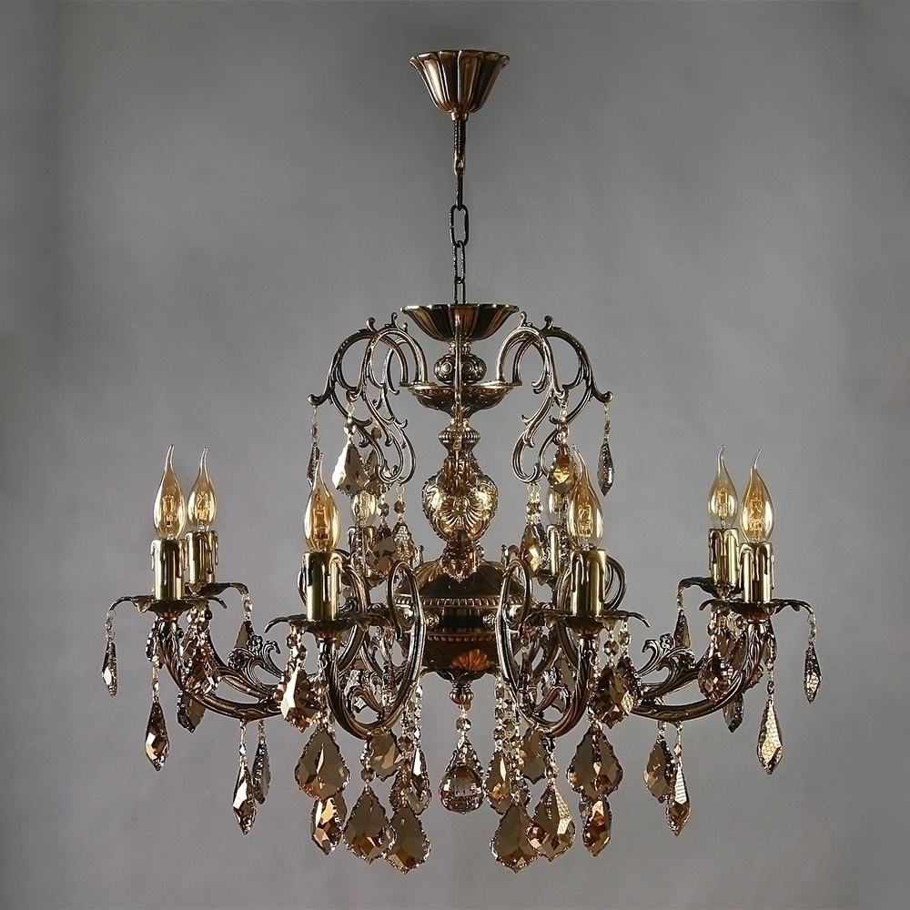 096694 Люстра Ambiente 8L 8888/8 PB Honey Leaf Mantra Alicante