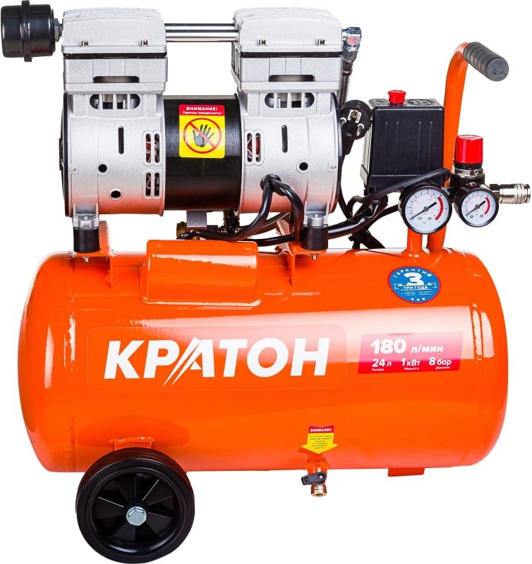 Компрессор поршневой безмасляный Кратон AC-180-24-OFS 9024836 STDN-0040466 - Вид №3