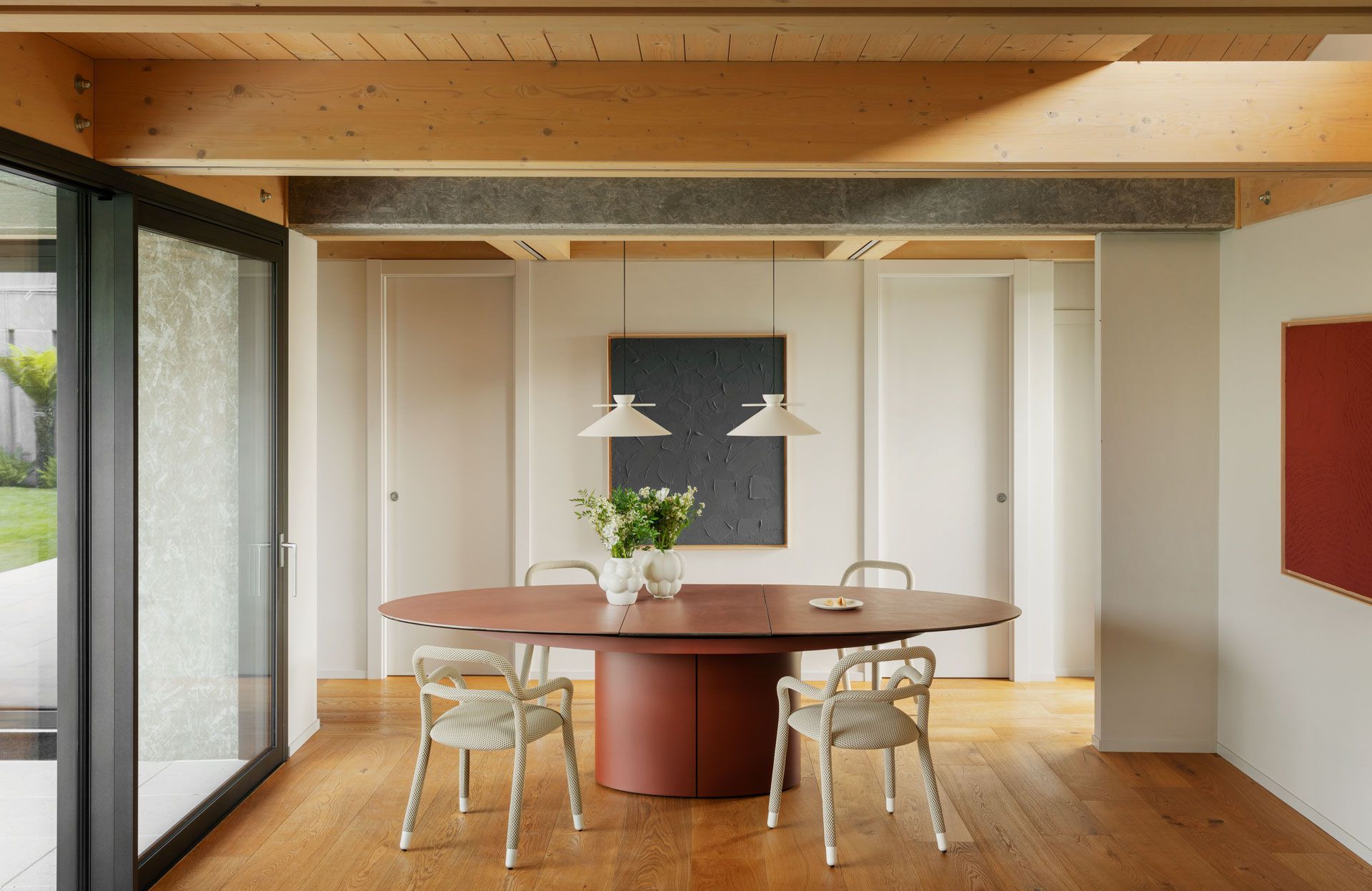 Деревянный выдвижной стол Midj кунжут ARCH-00105365 - Вид №6