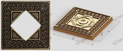 Вставка латунь Ventana 7,5х7,5 (16 шт) kavarti Kavarti (Каварти) sun-id-322924