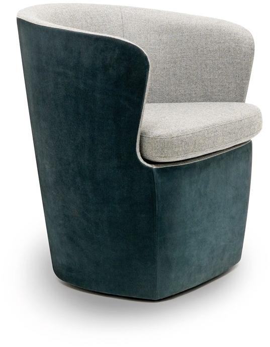 MisuraEmme Мягкое кожаное кресло с подлокотниками Atelier sun-id-1427184 - Вид №1