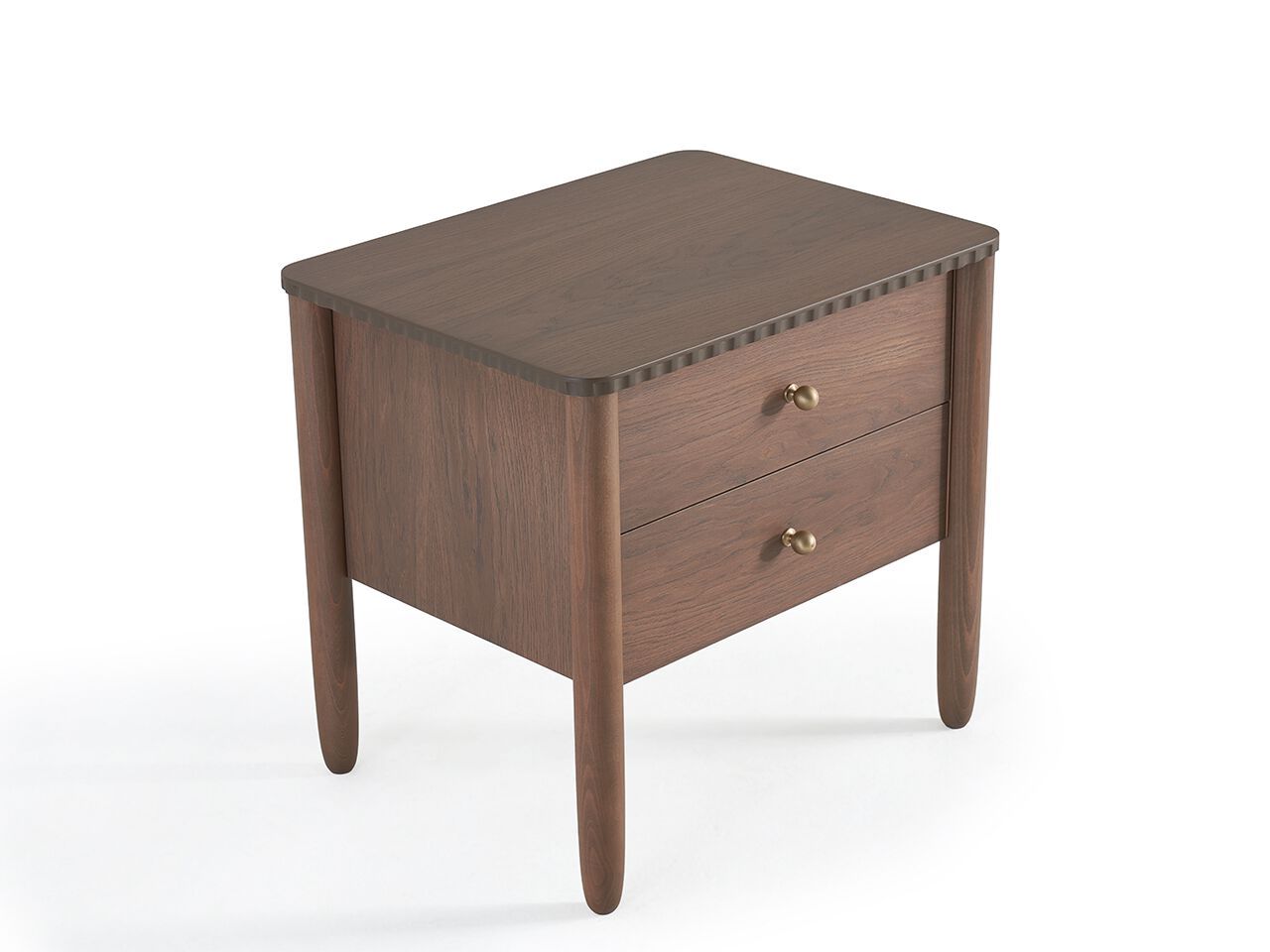 Деревянная прямоугольная тумбочка с ящиками NDESIGN Ezora ARCH-00034129 - Вид №1