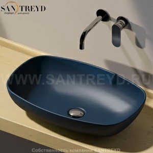 ND60A7016 Накладная раковина на столешницу  прямоугольная Ceramica Flaminia Nuda