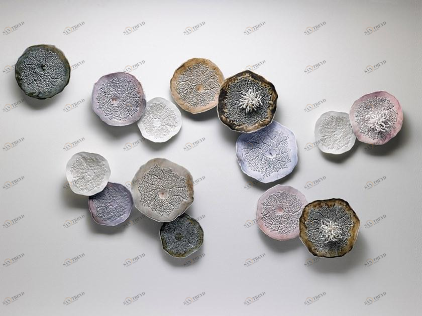 Fos Ceramiche Настенный декоративный предмет из керамики Porifera sun-id-1442134