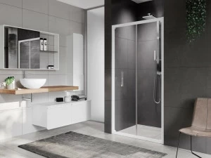 NOVELLINI Угловая душевая кабина с откидной дверцей Rose rosse