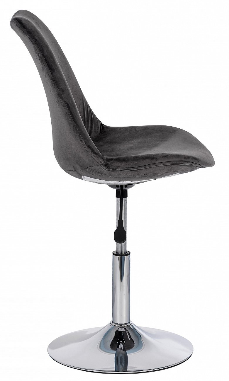 Стул со спинкой и газ-лифтом серый "Неаполь" STOOL GROUP ДИЗАЙНЕРСКИЕ, ИНТЕРЬЕРНЫЕ 00-3946192 Серый  - Вид №2