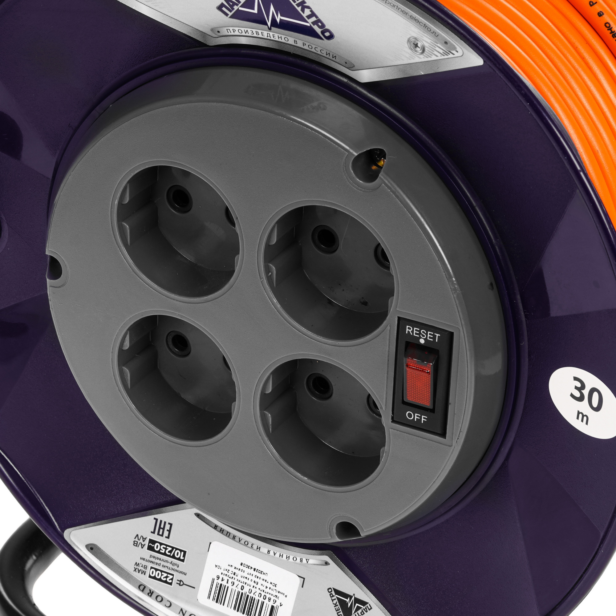 Удлинитель Партнер-электро PowerLine серый 9280522 STDN-0135777 - Вид №3