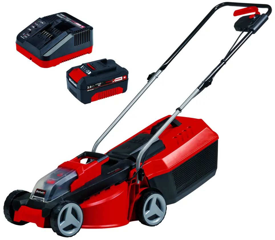 Аккумуляторная газонокосилка Einhell GE-CM 18/30 Li с травосборником 82149873