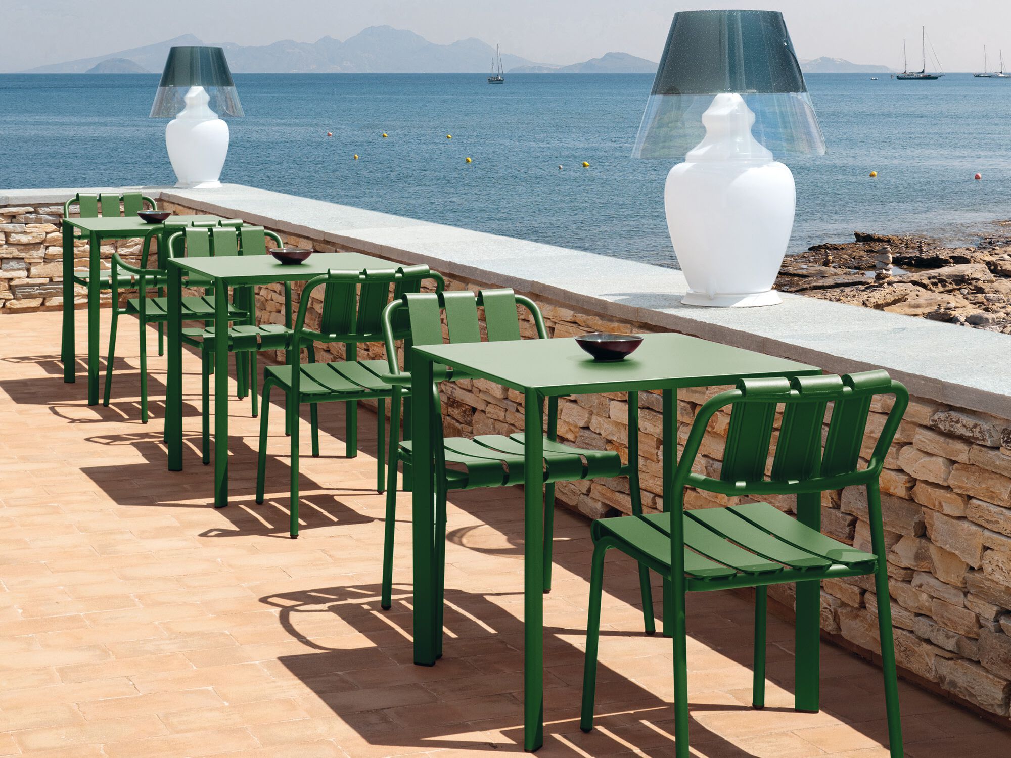 Алюминиевый штабелируемый садовый стул Vermobil Verdea ARCH-00138759 - Вид №6