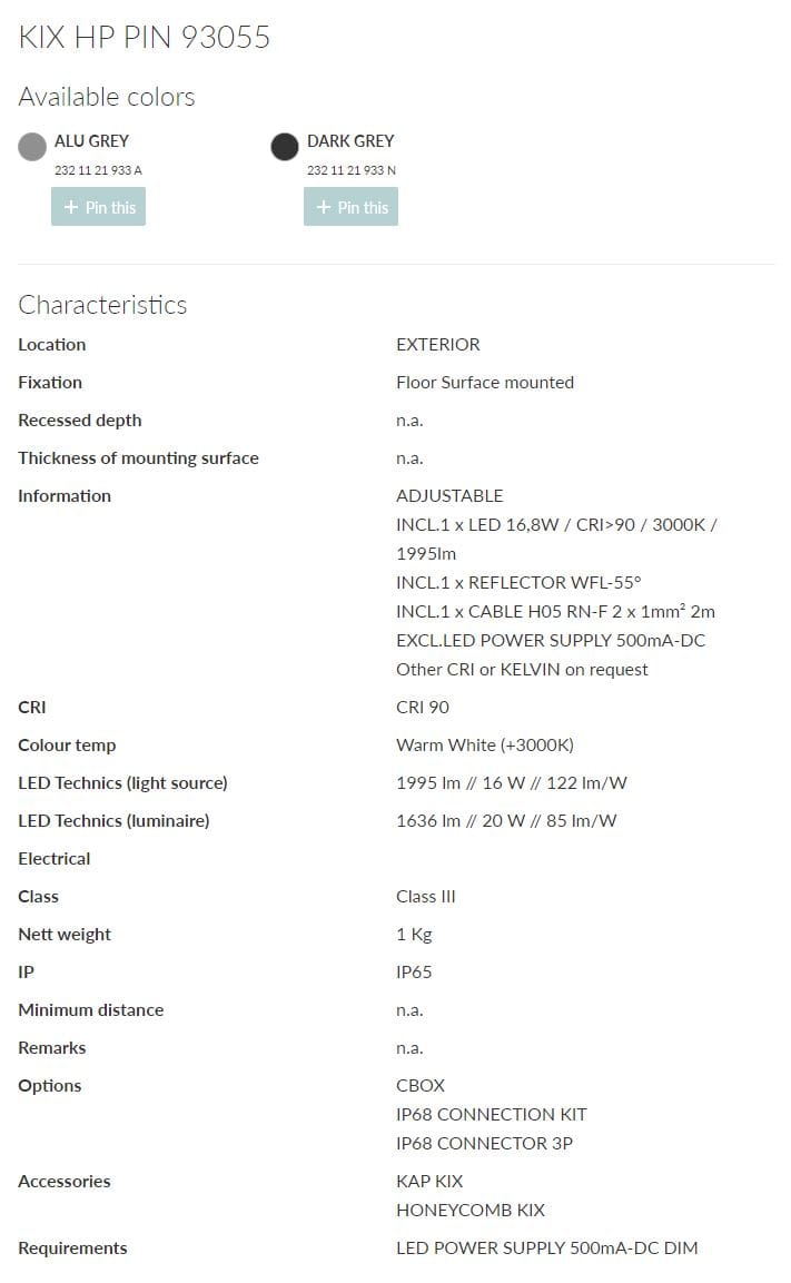 Светодиодный световой столб Deltalight Kix ARCH-00064245 - Вид №13