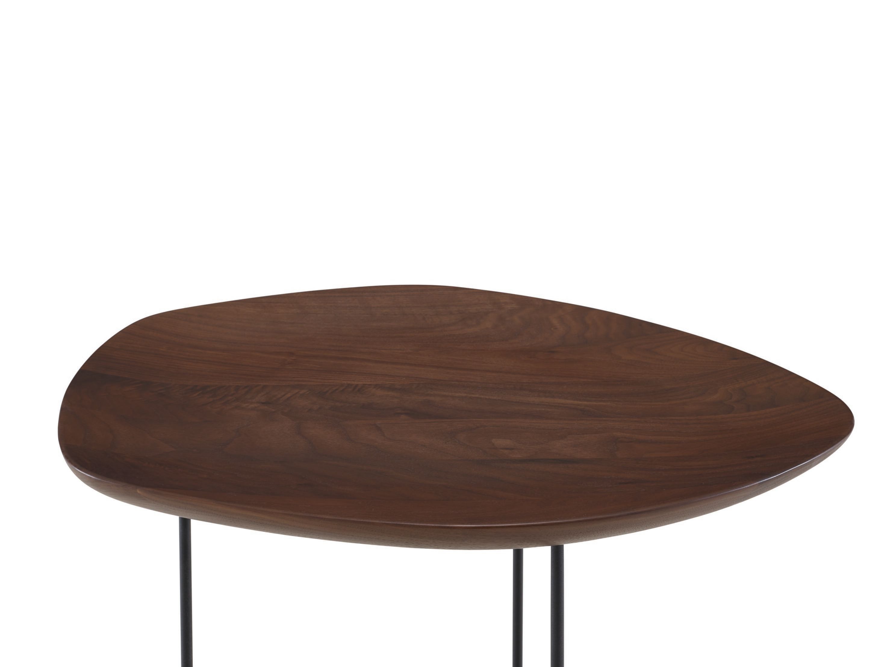 Стальной и деревянный журнальный столик Ligne Roset PEBBLE ARCH-00045113