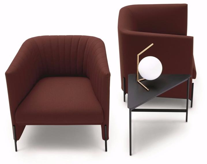 arflex Мягкое кресло из ткани со стеганым чехлом Algon sun-id-1406465 - Вид №1