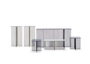 Стальной квадратный садовый стол