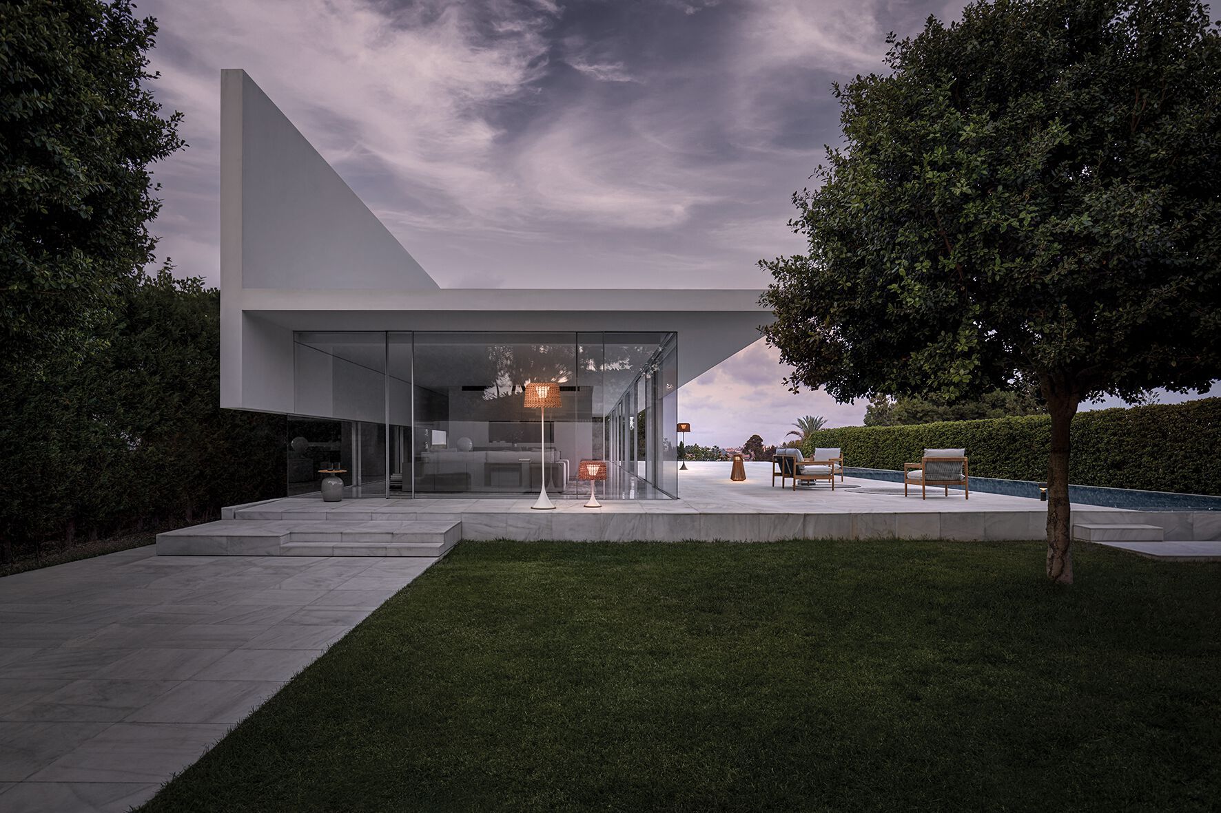 2-местный тканевый садовый диван Gloster Saranac ARCH-00122058 - Вид №5