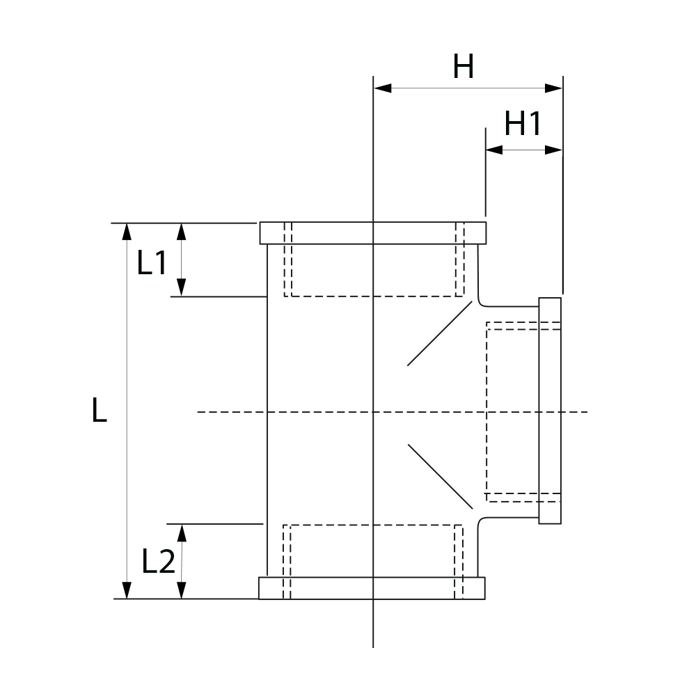 8130002C02002 Тройники Tece  - Вид №1