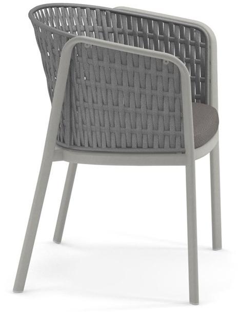 emu Кресло из алюминия и плоской плетеной веревки Carousel 1214 - Вид №3