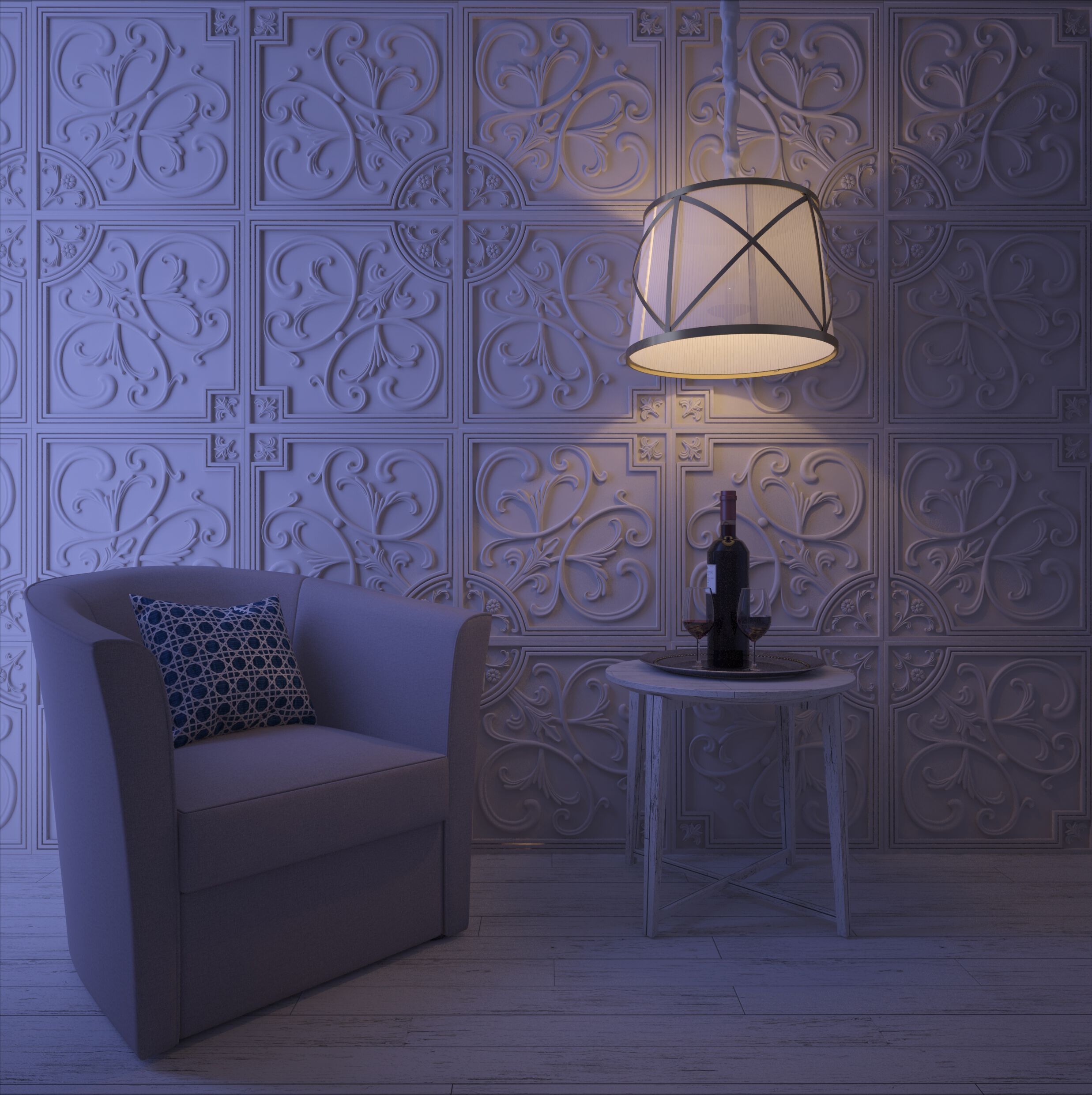 Трехмерное гипсовое покрытие WallDeco C-Classic ARCH-00138101 - Вид №3