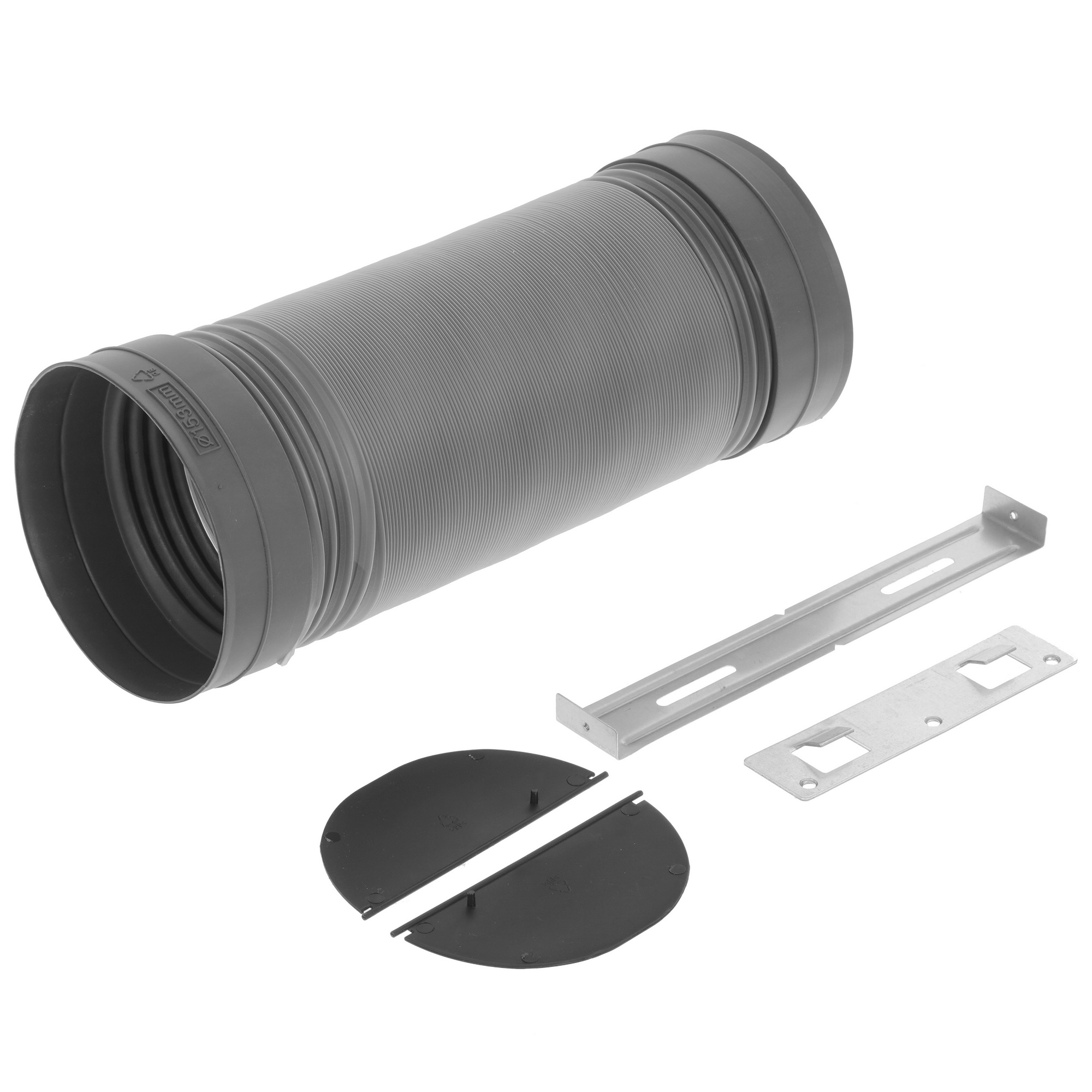 8130107 Вытяжка каминная MBS MARANTA 190 GLASS серебристый/черный STDN-0149105 - Вид №7