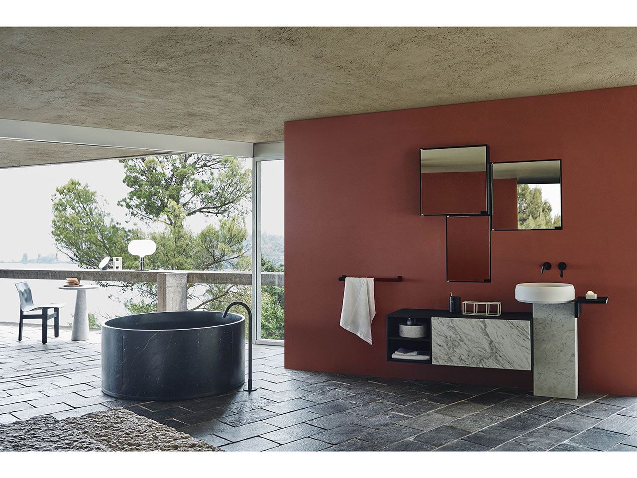 Круглый отдельно стоящий умывальник Agape Lariana ARCH-00071419 - Вид №4