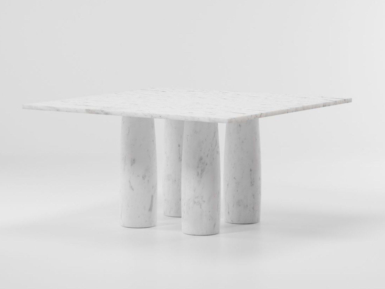 Мраморный квадратный обеденный стол Kettal колоннада ARCH-00062947 - Вид №1