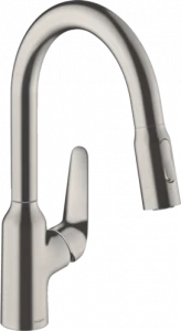 71801800 Focus M42 Кухонный смеситель, однорычажный, 180, с вытяжным душем, 2jet Hansgrohe