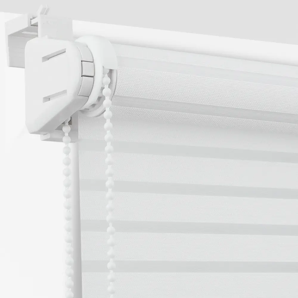 Штора рулонная «Полосы», 80х160 см, цвет белый GARDEN Дизайнерский STLM-2089717 - Вид №1