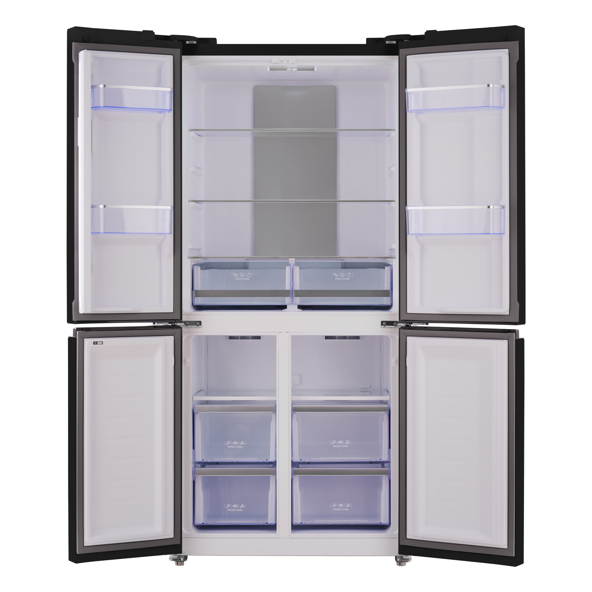 9057389 Холодильник многодверный   Tesler RCD-482I (2024) черный STDN-0091103 - Вид №1