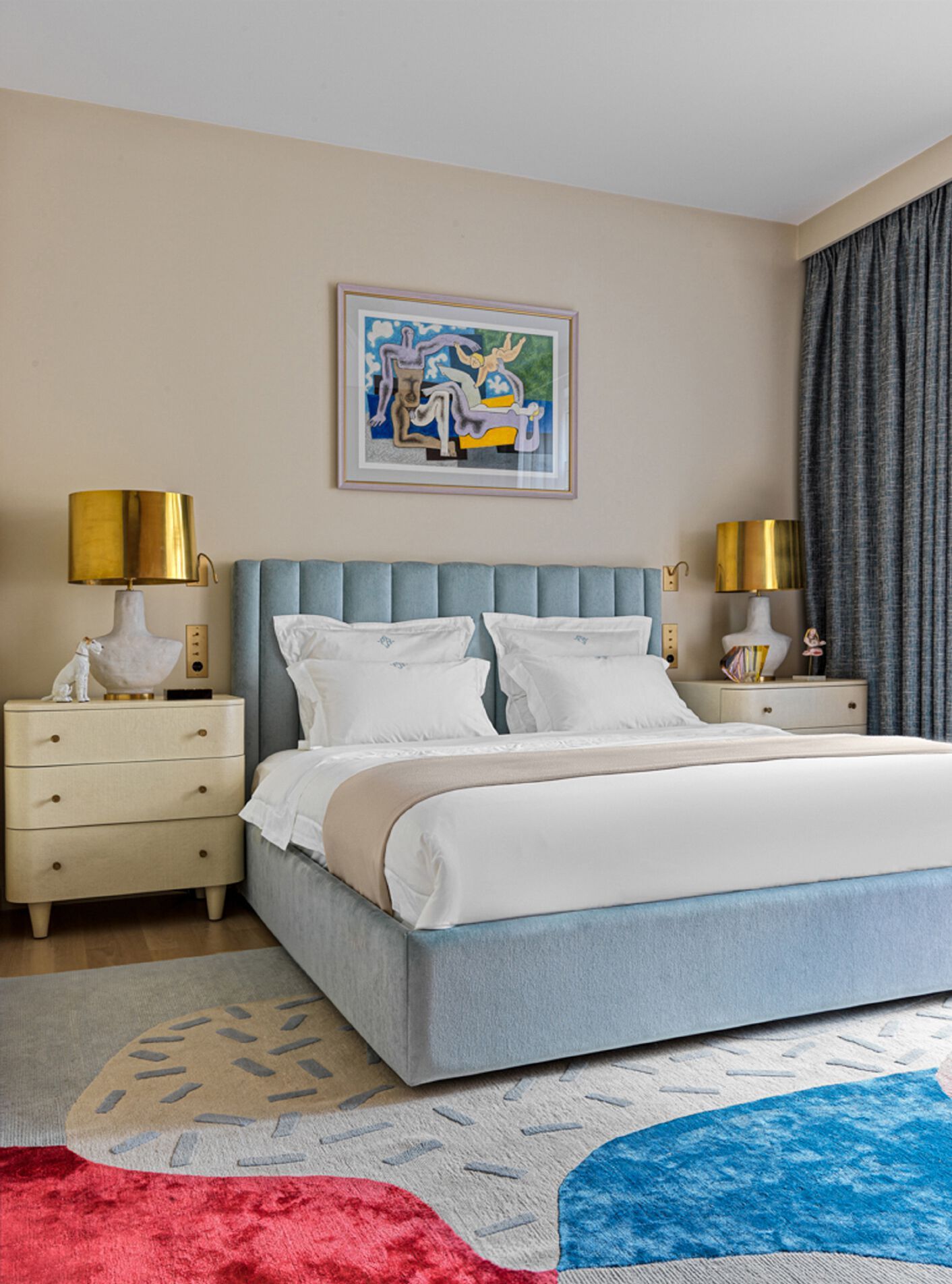 Прямоугольный ковер ручной работы Tapis Rouge абстракция ARCH-00059024 - Вид №1