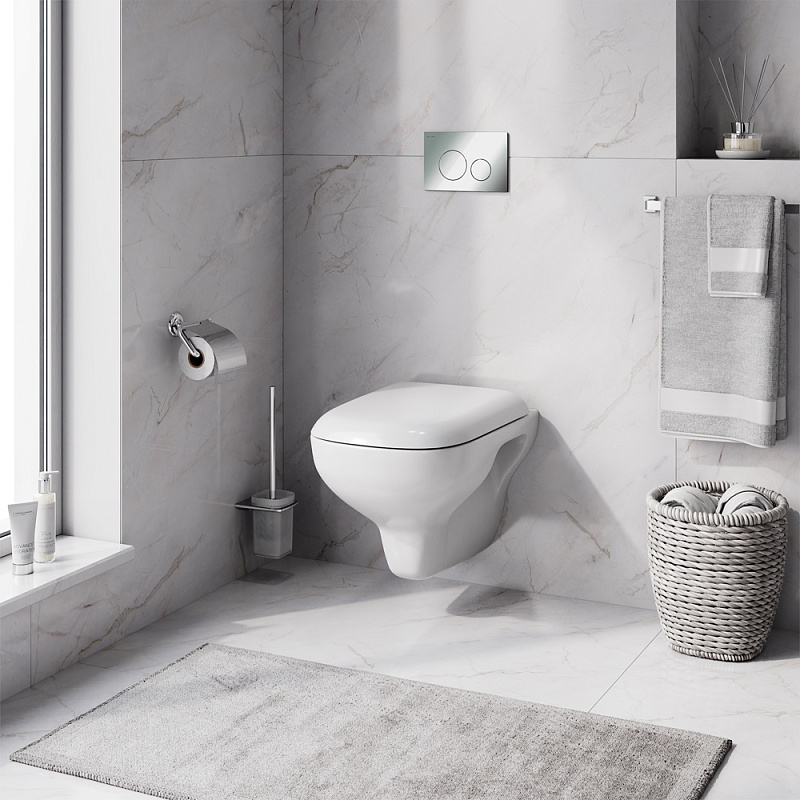 IS49051.801700 Инсталл с клав Pro L глянц хром с подв унит FlashClean с сид м/л AM.PM Like - Вид №1