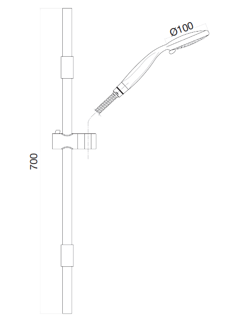 AC0589740 Душевая система , белый Webert #VALUE!  - Вид №1