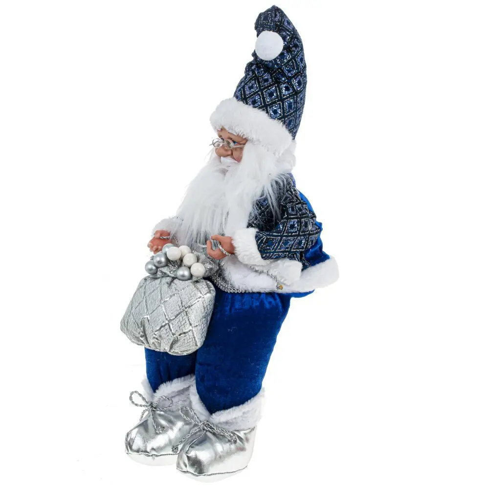 88449986 Игрушка Дед Мороз 32 см цвет синий STLM-1394527 Santreyd  - Вид №3